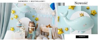 dekoracja urodzinowa warszawa Imprezowy Kącik - Balony z helem i dekoracje