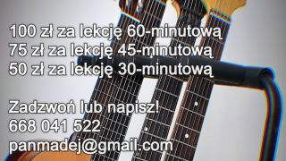 lekcje gry na gitarze warszawa Nauka gry na gitarze - Mateusz Madej - Poznaj gitarę!
