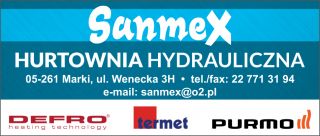 SANMEX KOSTRZEWA HURTOWNIA HYDRAULICZNA - pompy MARKI